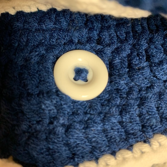 2/$20 NWT Laura Ashley Blue Cap & Diaper Cover Set - Picture 6 of 8